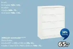 Jysk Jenslev commode aanbieding