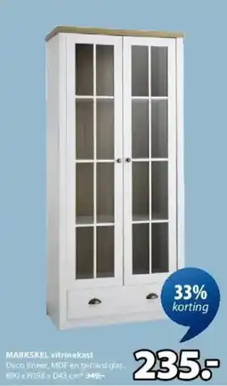 Jysk Markskel Vitrinekast aanbieding