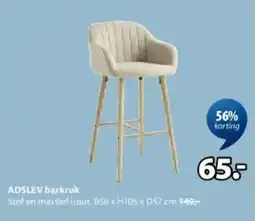 Jysk Adslev Barkruk aanbieding