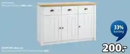Jysk Markskel dressoir aanbieding