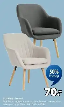 Jysk Udsbjerg fauteuil aanbieding