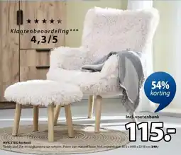 Jysk Hvilsted Fauteuil aanbieding