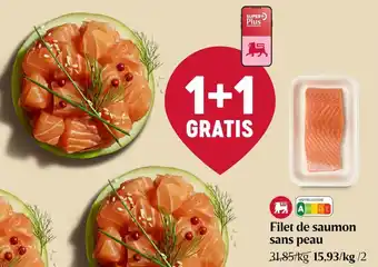 Filet de saumon sans peau