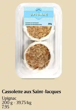 Delhaize Upignac Cassolette aux Saint-Jacques aanbieding