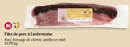 Delhaize Filet de porc Ă l'ardennaise aanbieding