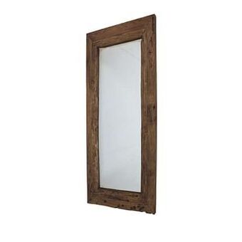 Leen Bakker HSM Collection spiegel - naturel - 140 cm - Leen Bakker aanbieding