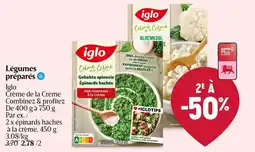 Delhaize Iglo Légumes préparés Crème de la Crème aanbieding