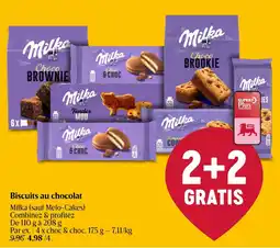 Delhaize Milka Biscuits au chocolat aanbieding