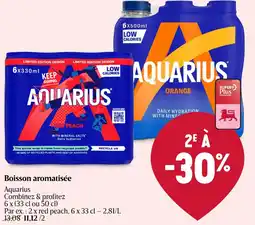 Delhaize Aquarius Boisson aromatisée aanbieding