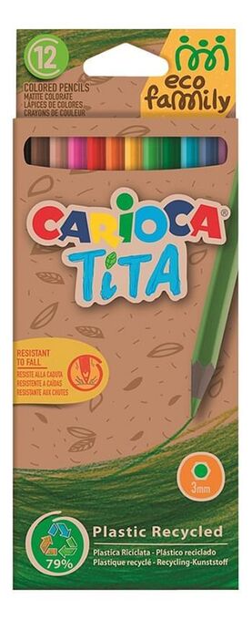 Dreamland Carioca kleurpotlood Tita ECO Family - 12 stuks aanbieding
