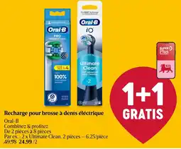 Delhaize Oral-B Recharge pour brosse à dents éléctrique aanbieding