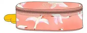 Dreamland Stones and Bones pennenzak Oak Swans Pink aanbieding