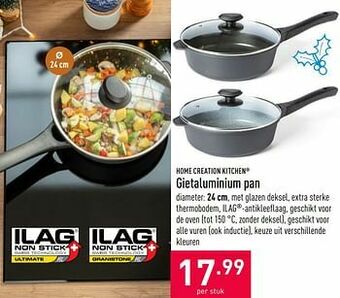 ALDI Gietaluminium pan aanbieding