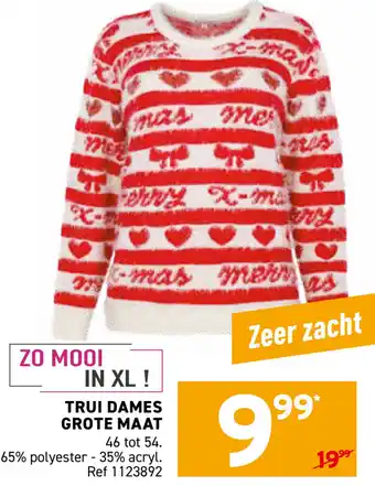 Trui dames grote maat