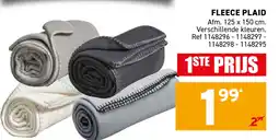 Trafic Fleece plaid aanbieding