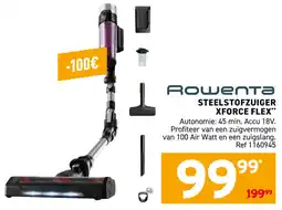Trafic Rowenta steelstofzuiger xforce flex aanbieding