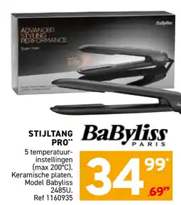 Trafic Babyliss stijltang pro aanbieding