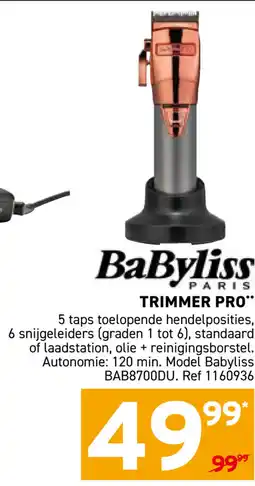 Trafic Babyliss trimmer pro aanbieding
