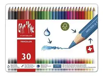 Dreamland Caran d’Ache kleurpotlood Fancolor - 30 stuks aanbieding