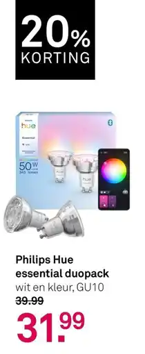 Karwei Philips Hue essential duopack aanbieding