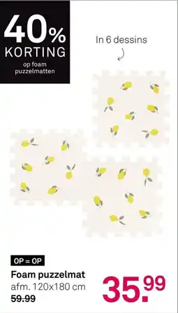 Karwei Foam puzzelmat aanbieding