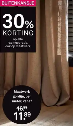 Karwei Maatwerk Gordijn aanbieding