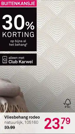 Karwei Vliesbehang Rodeo aanbieding