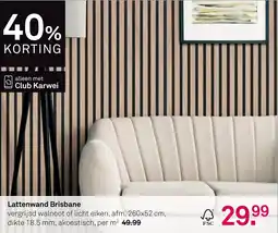 Karwei Lattenwand Brisbane aanbieding