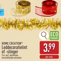 ALDI HOME CREATION Leddecoratielint of-slinger aanbieding