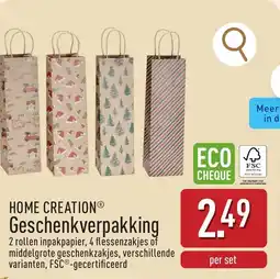 ALDI Home creation geschenkverpakking aanbieding