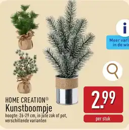 ALDI Home creation Kunstboompje aanbieding