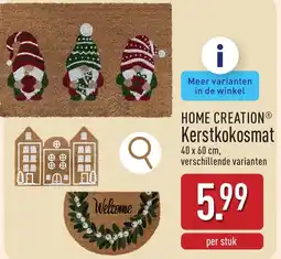 ALDI Home creation kerstkokosmat aanbieding
