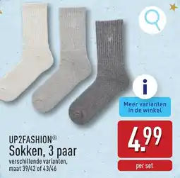ALDI Up2fashion sokken aanbieding