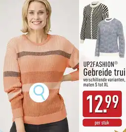 ALDI Up2fashion gebreide trui aanbieding