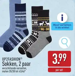ALDI Up2fashion sokken aanbieding