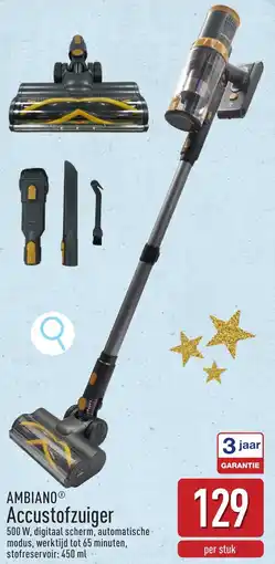 ALDI Ambiano Accustofzuiger aanbieding