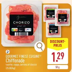 ALDI Gourmet finest cuisine chiffonade aanbieding
