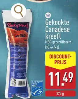 ALDI Gekookte Canadese kreeft aanbieding