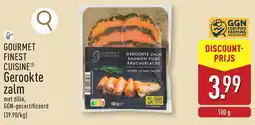 ALDI Gourmet finest cuisine gerookte zalm aanbieding