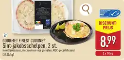 ALDI Gourmet finest cuisine sint-jakobsschelpen aanbieding