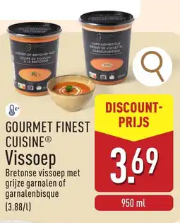 ALDI Gourmet finest cuisine vissoep aanbieding