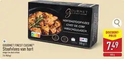 ALDI Gourmet finest cuisine stoofvlees van hert aanbieding