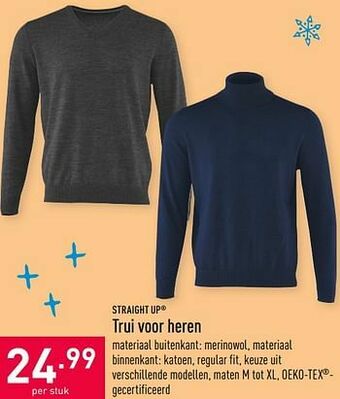 ALDI Trui voor heren aanbieding