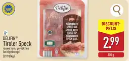 ALDI Délifin Tiroler Speck aanbieding