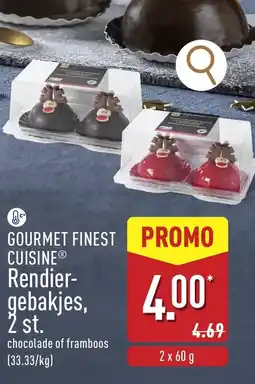 ALDI Gourmet finest cuisine rendiergebakjes aanbieding
