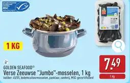 ALDI Golden seafood verse zeeuwse jumbo mosselen aanbieding
