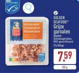 ALDI Golden seafood grijze garnalen aanbieding