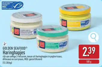 Golden seafood haringhapjes