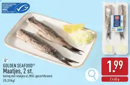 ALDI Golden seafood maatjes aanbieding