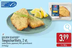 ALDI Golden seafood tongscharfilets aanbieding